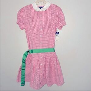 Ralph Lauren pink gingham dress